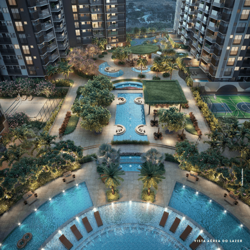 Vista aérea da Península na Barra da Tijuca